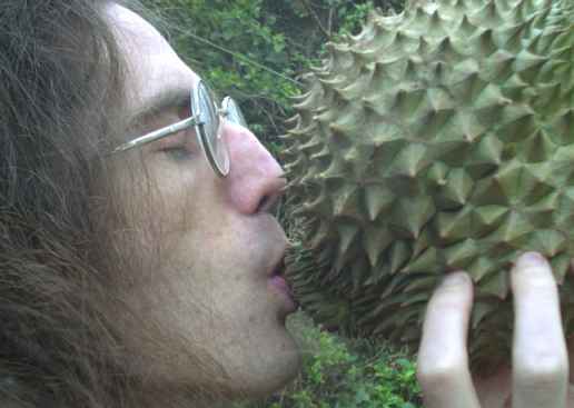 Man meets durian